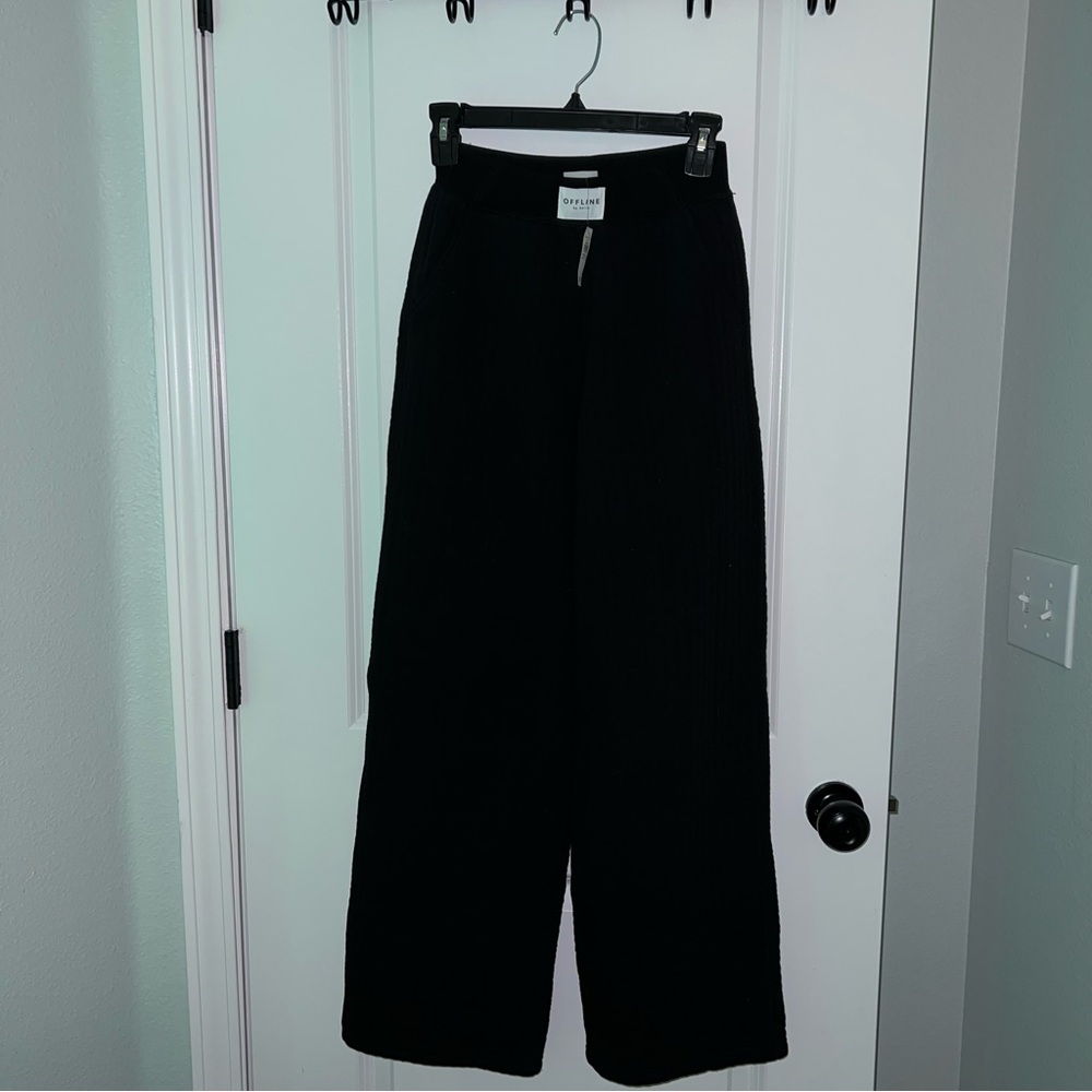 Aerie waffle sweatpants